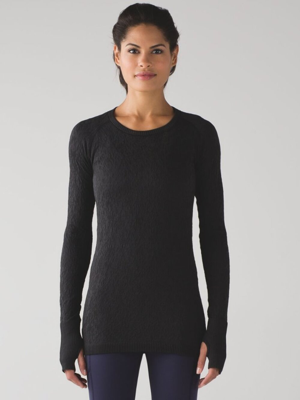 Lululemon Rest less Pullover Black Size 4 - 15" PTP